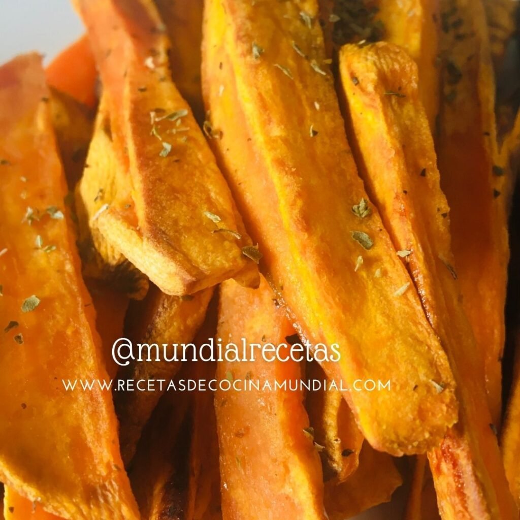 Camote al horno. mundial recetas. recetas de cocina mundial