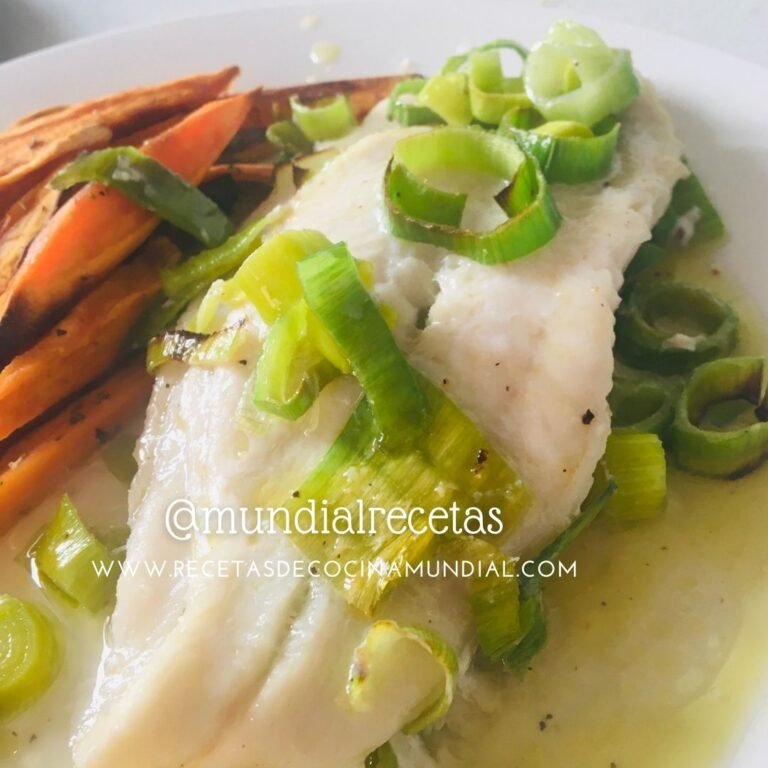 Pescado al ajillo con cebollino - Prepararlo fácil y rápido aquí