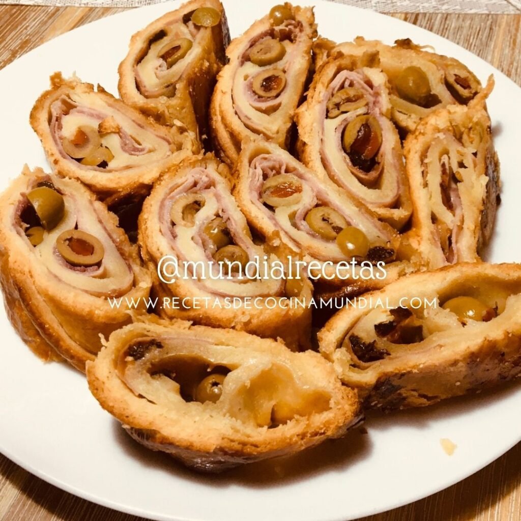 Pan de jamón rebanado