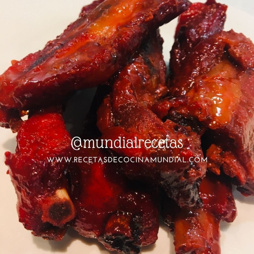 costillas chinas. mundial recetas. recetas de cocina mundial