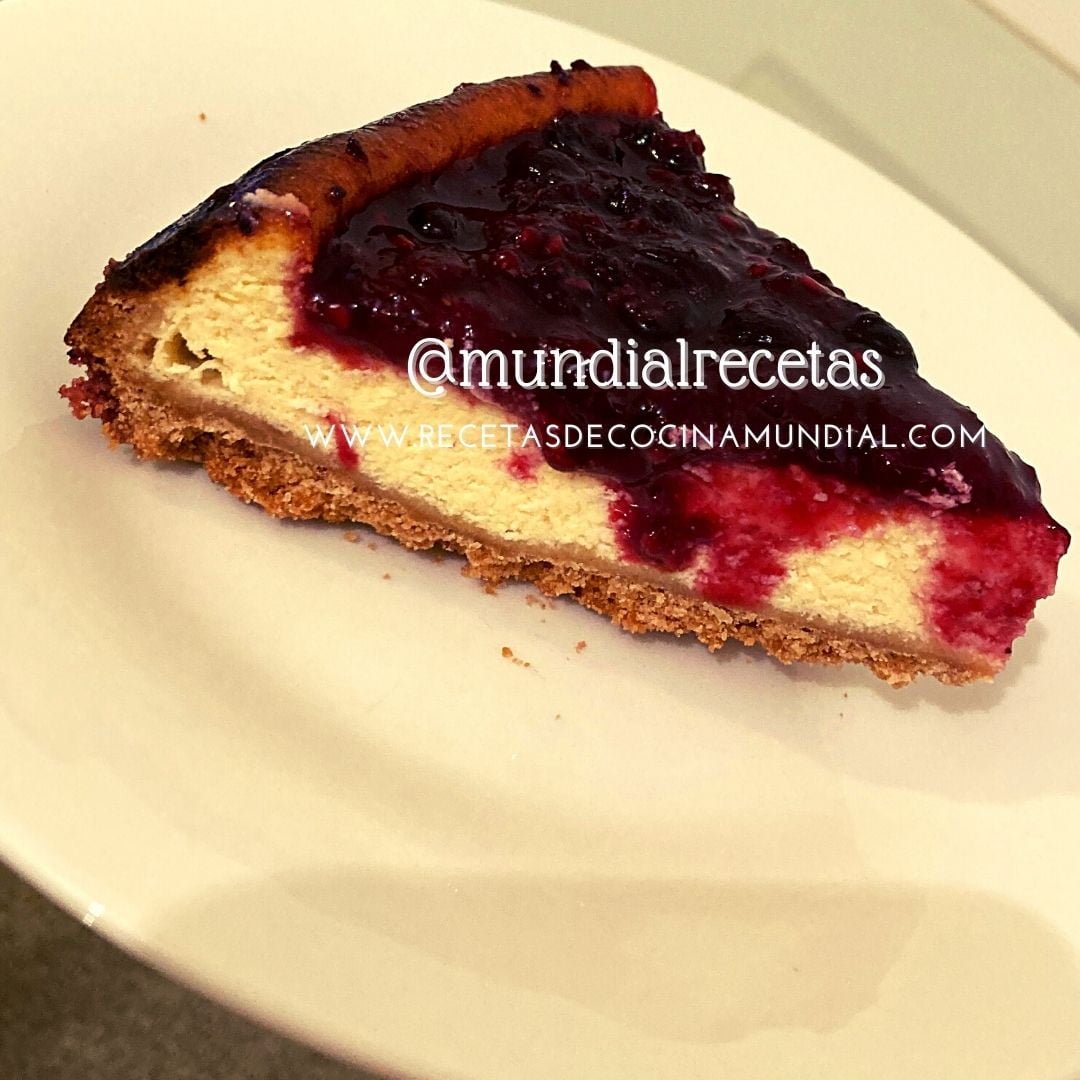 Cheese cake de fresas sin azúcar