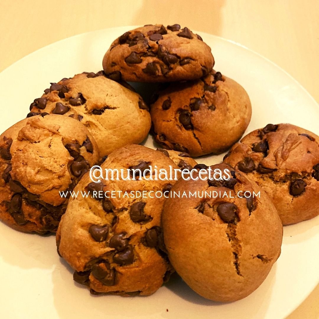galletas de chispas de chocolate. mundial recetas. recetas de cocina mundial