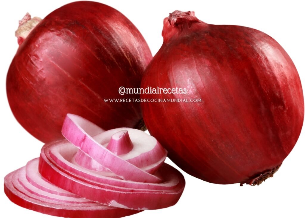 Cebollas rojas
