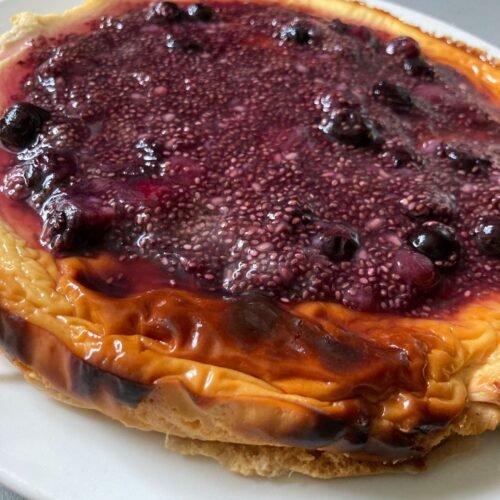 Tarta de queso sin azúcar