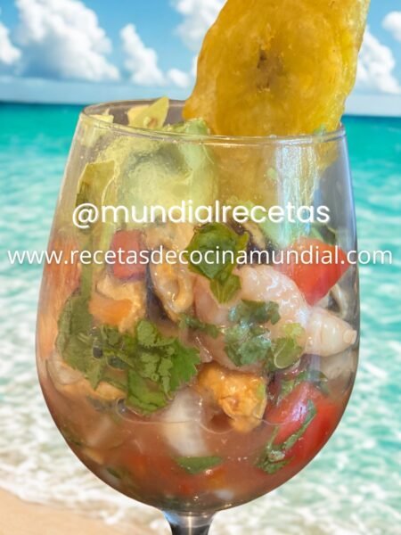 Cóctel de mariscos Rompe Colchón