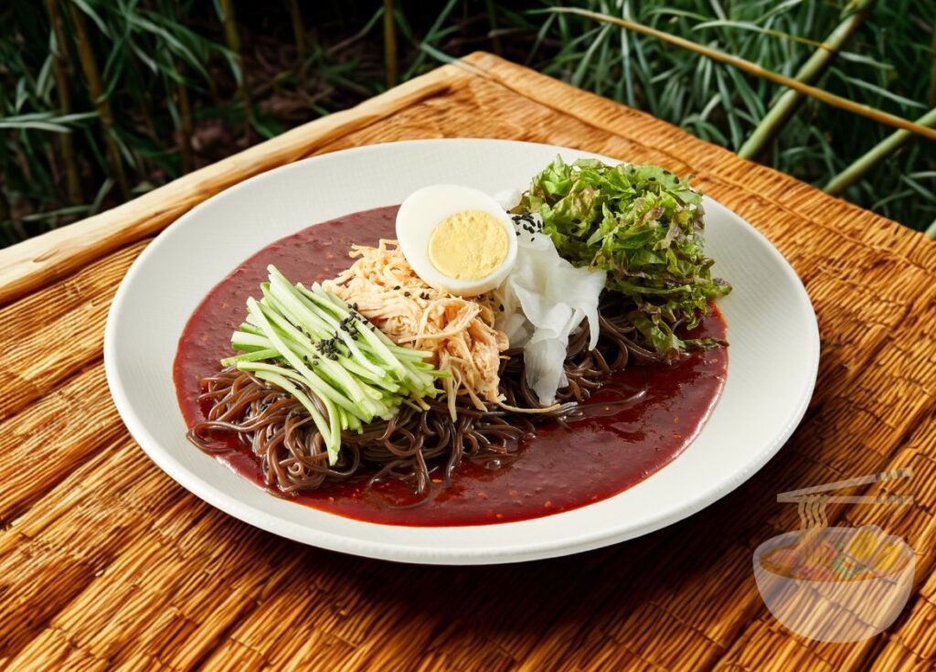 Bibim Naengmyeon . comida coreana