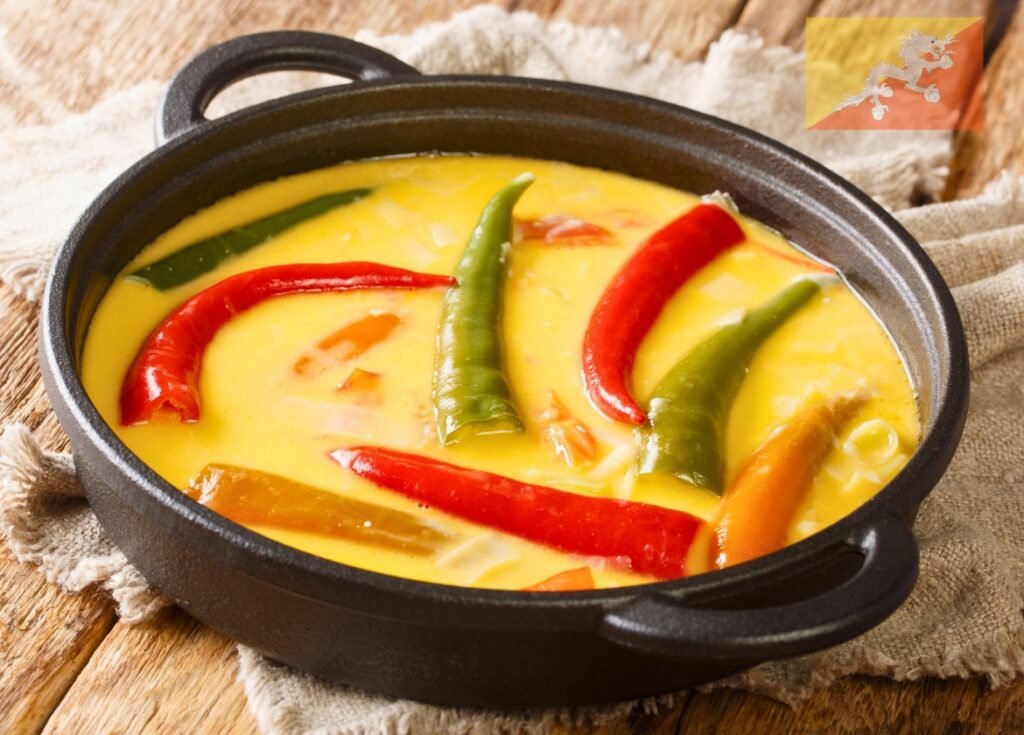 Ema Datshi. Platos típicos de Bután