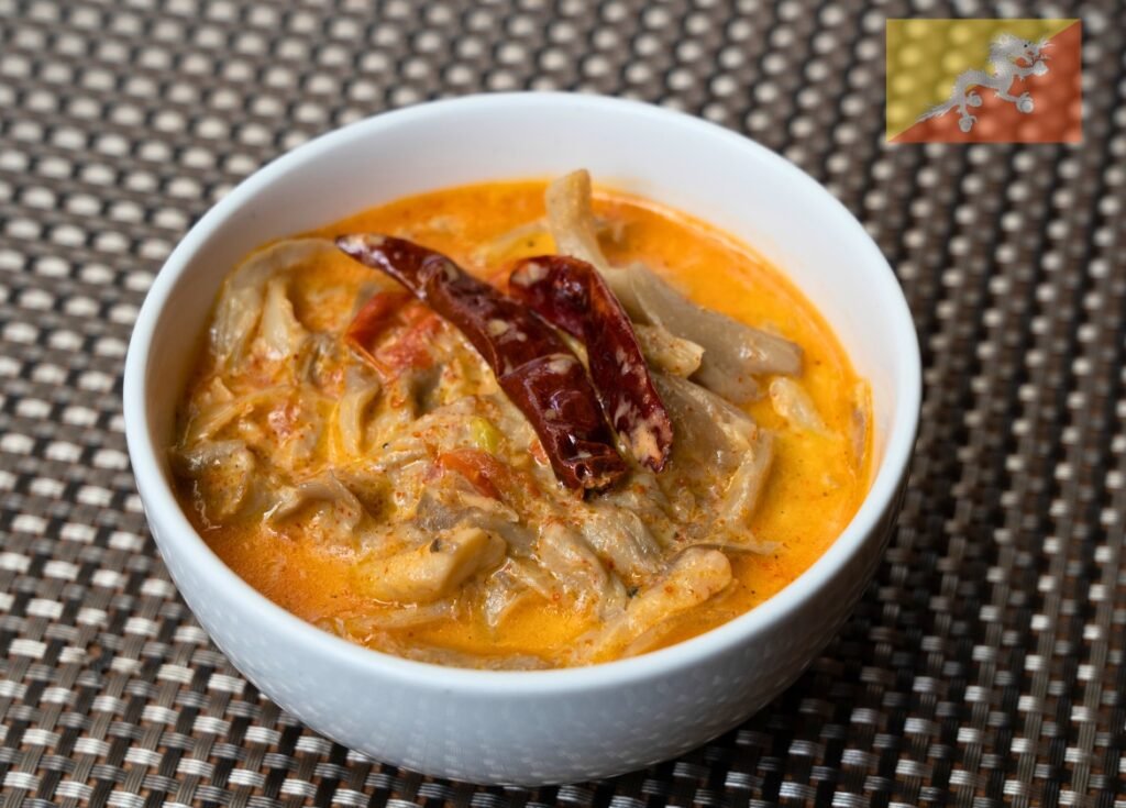 Shamu-Datshi, comida típica de Bután