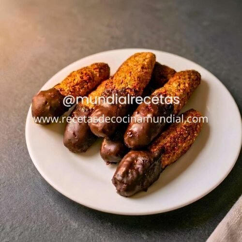 Bastones de Galleta de Trigo Sarraceno con Chocolate | Receta Fácil y Sin Harina Refinada