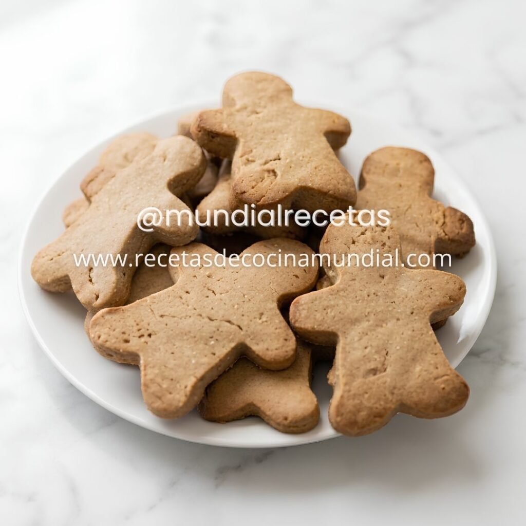 galletas de jengibre caseras en forma de gingerbread man