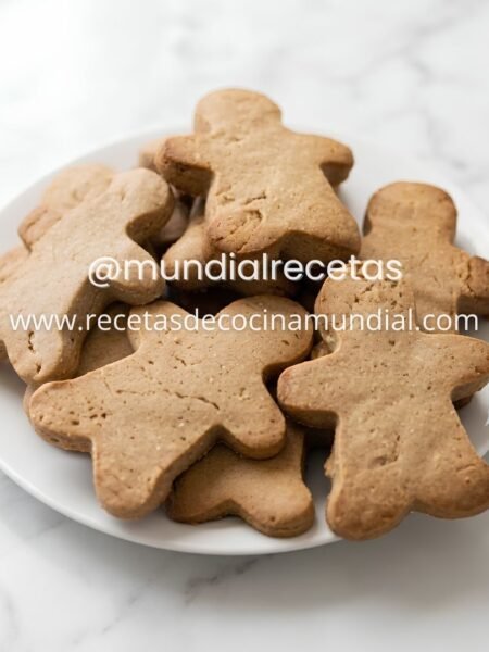 galletas de jengibre caseras en forma de gingerbread man
