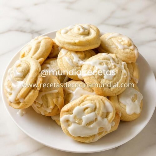 Galletas de Limón Glaseadas: con Manteca y Maicena